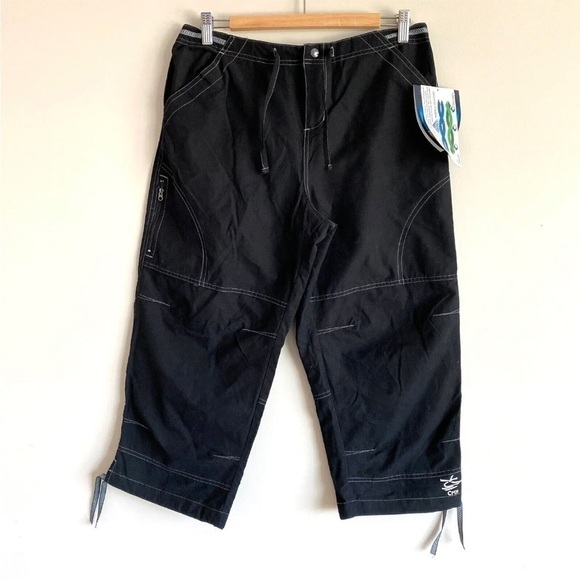 Kuhl Women's Cabo Capri Size L Black Soft Comfort Outdoor - Picture 1 of 13